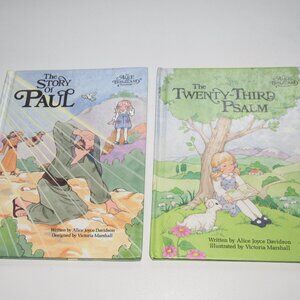 Vintage Alice in Bibleland Storybooks The Story of Paul & The Twenty-Third Psalm